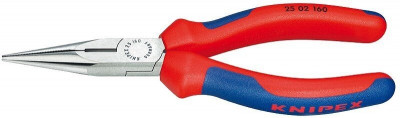 Плоские круглогубцы с режущими кромками KNIPEX 25 02 160