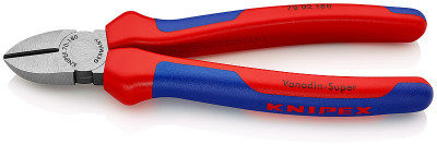 Кусачки боковые, 180 мм, KNIPEX 70 02 180